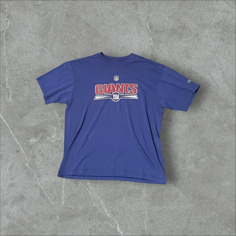 Blue Reebok New York Giants T-Shirt
